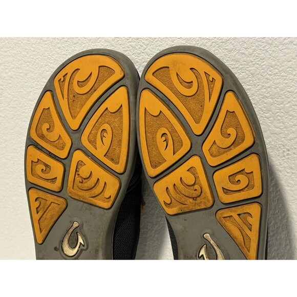 OLUKAI Mens Nohea Mesh Slip-On Shoes Size 10 Grey Sneakers NO INSOLES